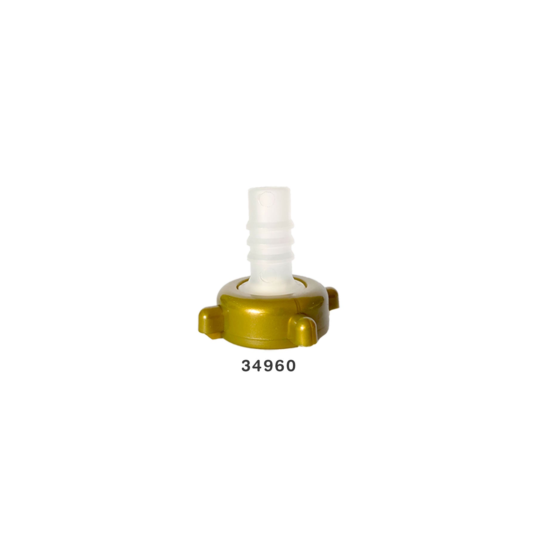Accesorio Pico Para Manguera 1/2 Amarillo