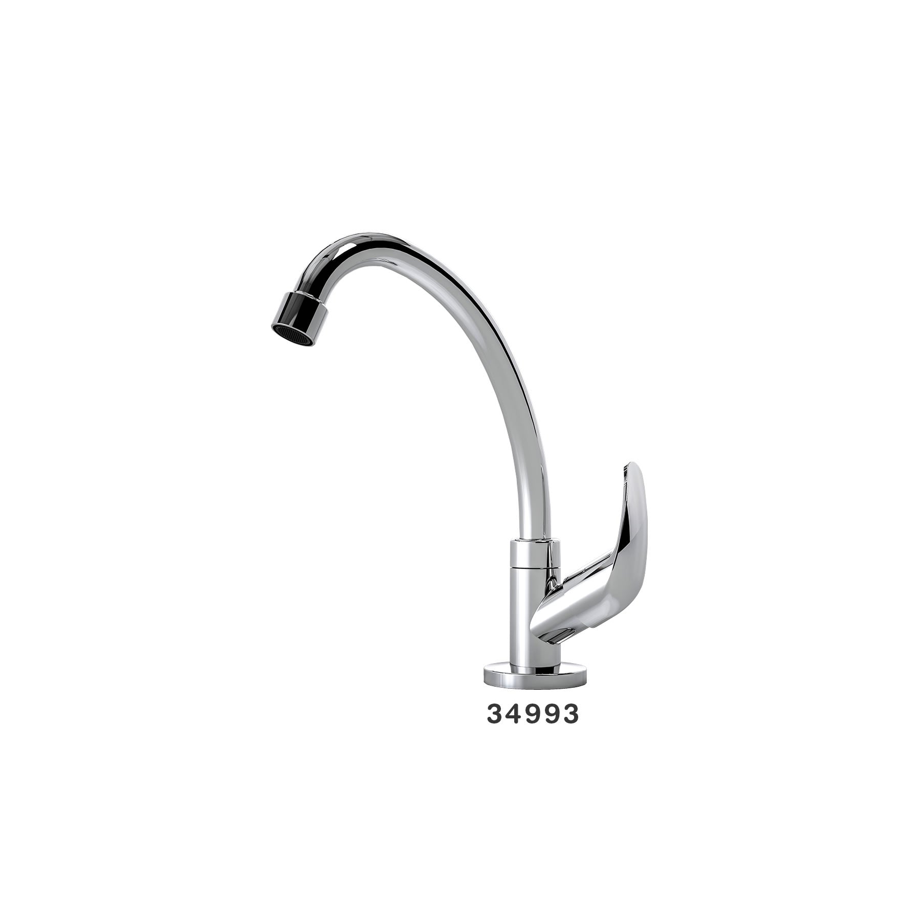 Canilla Cocina/Mesa 1168 ABS 1/4-1/2 Cromado