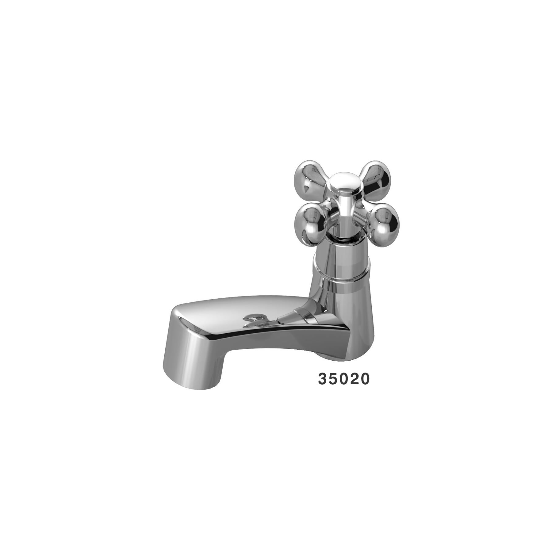 Canilla Lavado Mesa 1194 ABS 1/4-1/2 Cromado C33