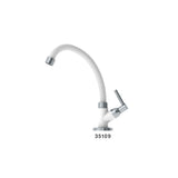 Canilla Cocina/Mesa 1168 ABS 1/2-1/4 Blanco/Cromado C70