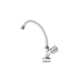 Canilla Cocina/Mesa 1168 ABS 1/4-1/2 Blanco/Cromado C50