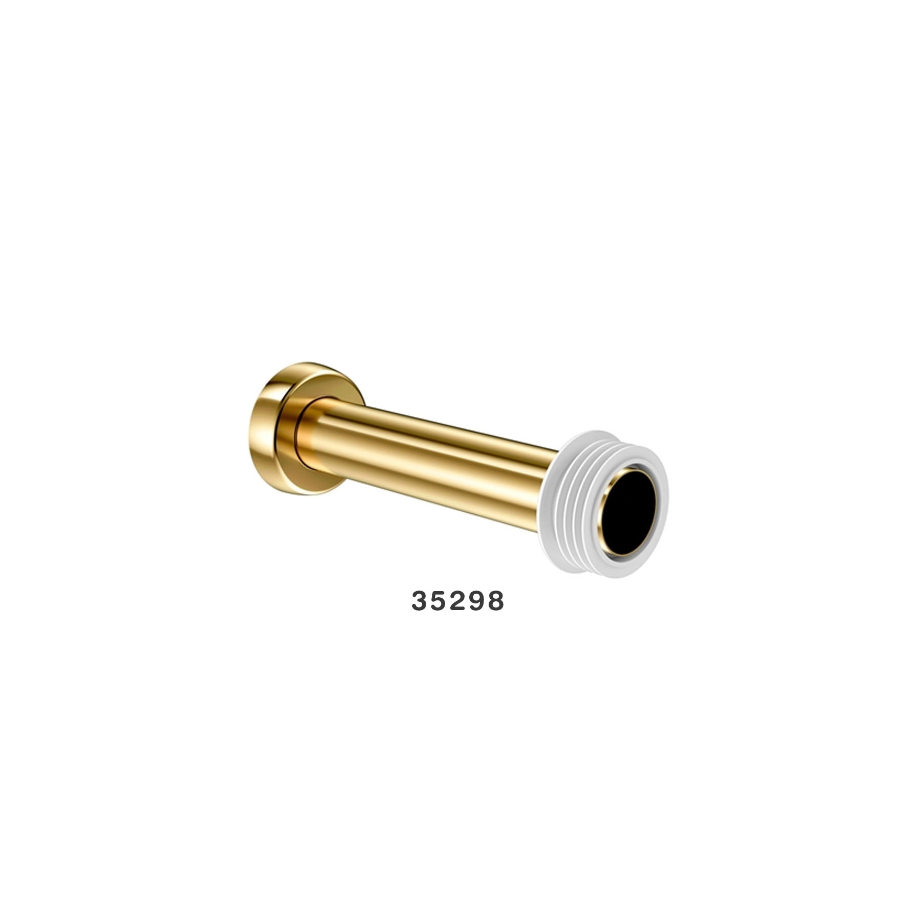 Accesorio Conexion Inodoro Oro Pulido 1.1/2X20Cm