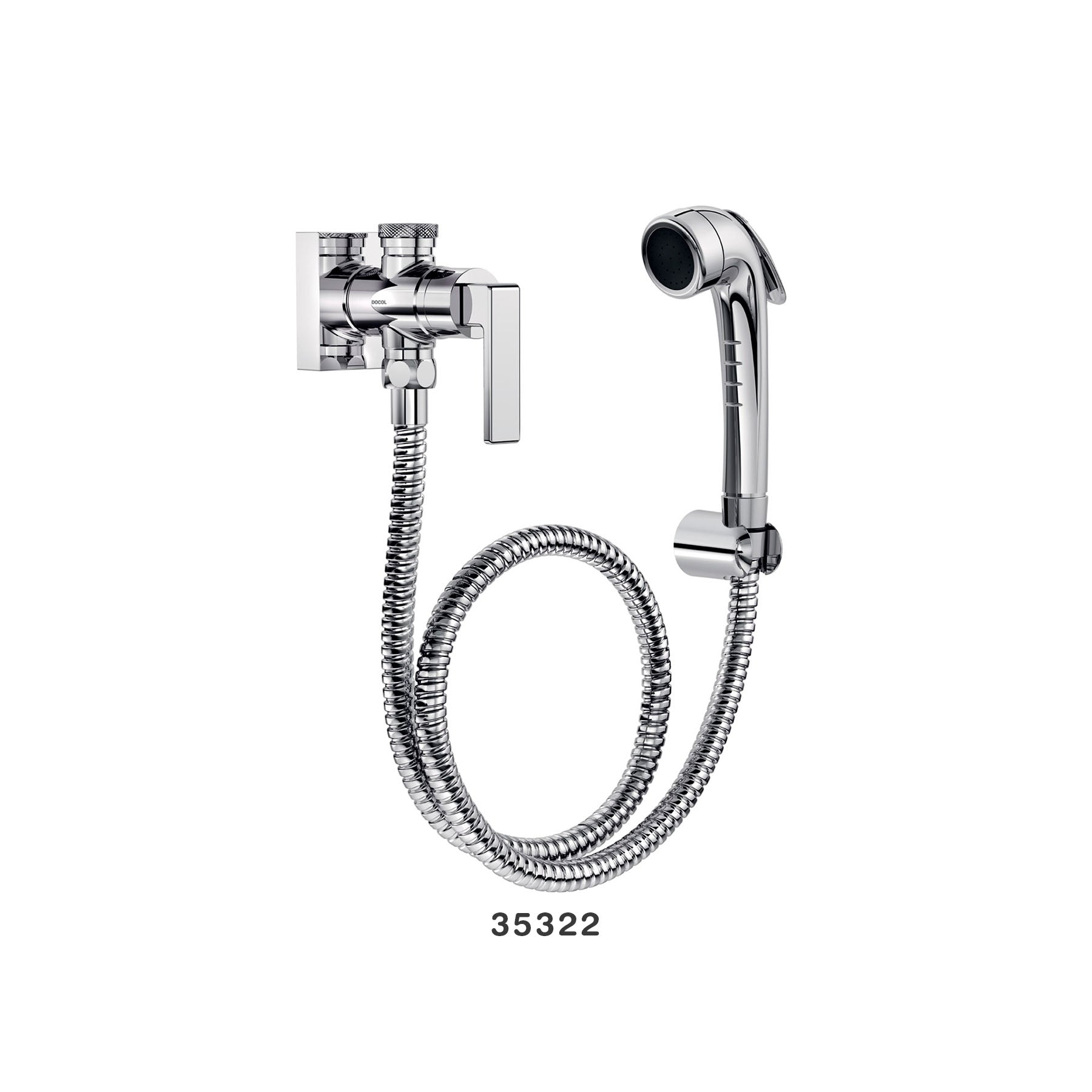 Ducha Higienica Con LLave Y Derivador Docolstillo Cromado
