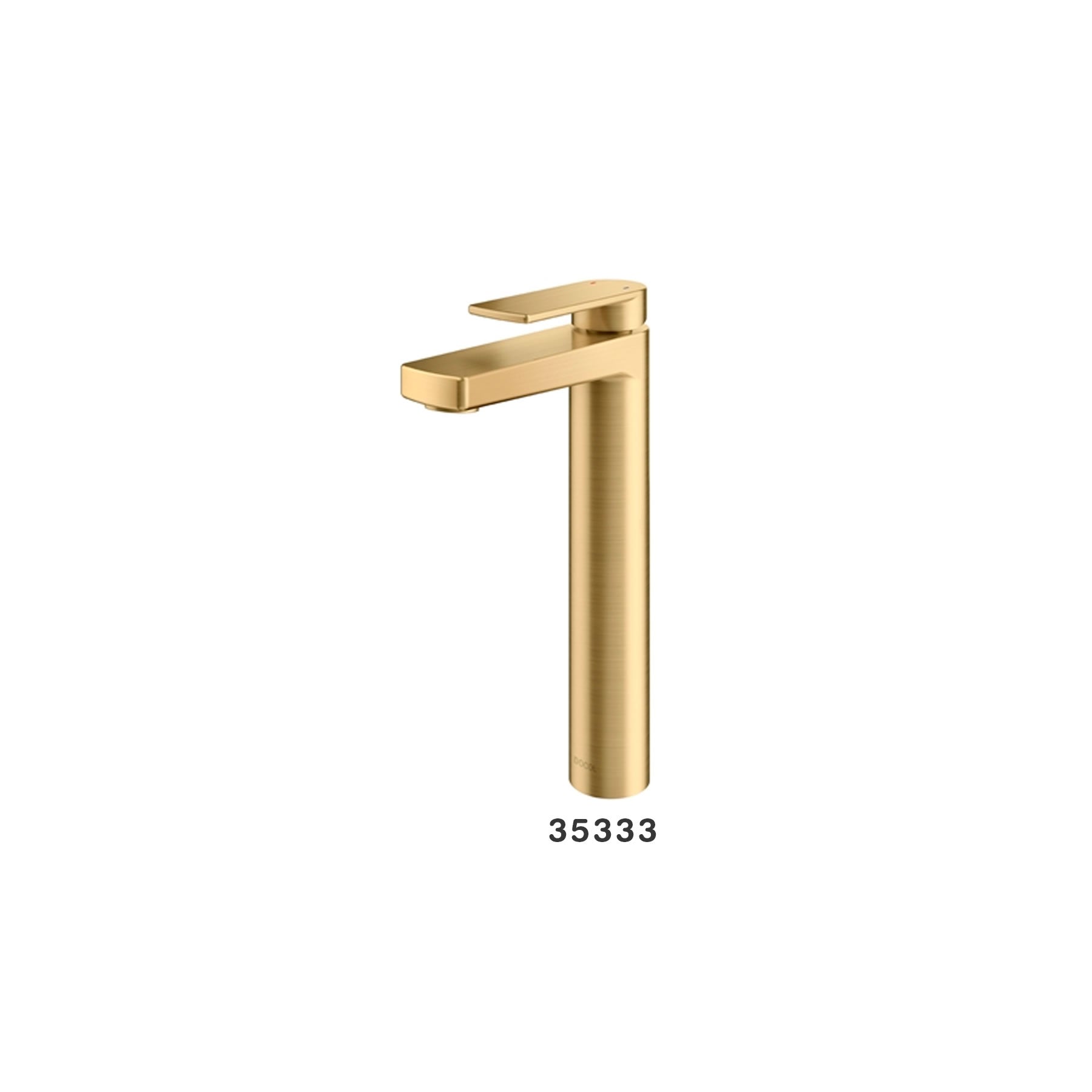 Mezclador De Mesa Mono Para Lavado Alto Argon Oro Polido