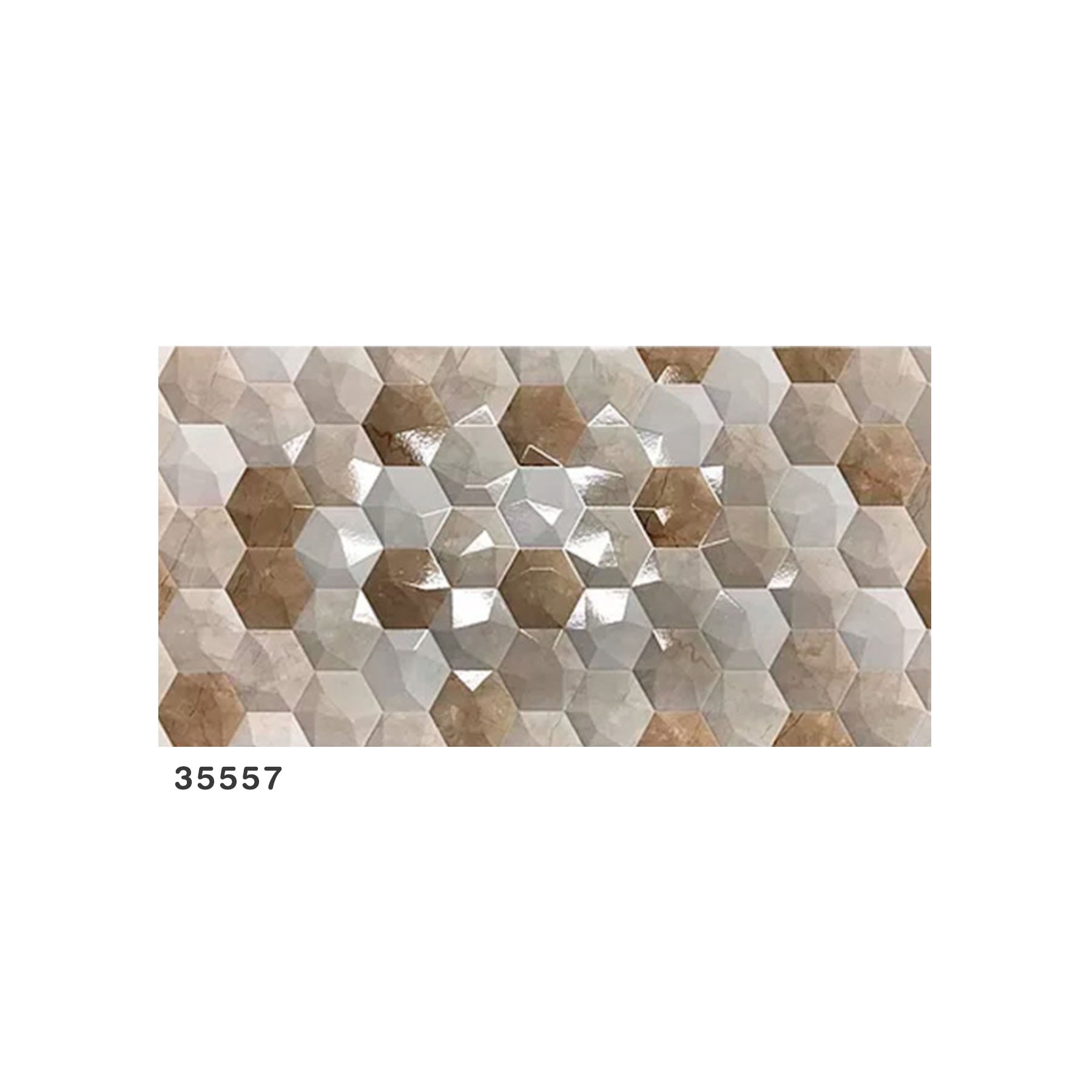Revestimiento Bri 45X90 "A" Lume Perlato Plus Hexa