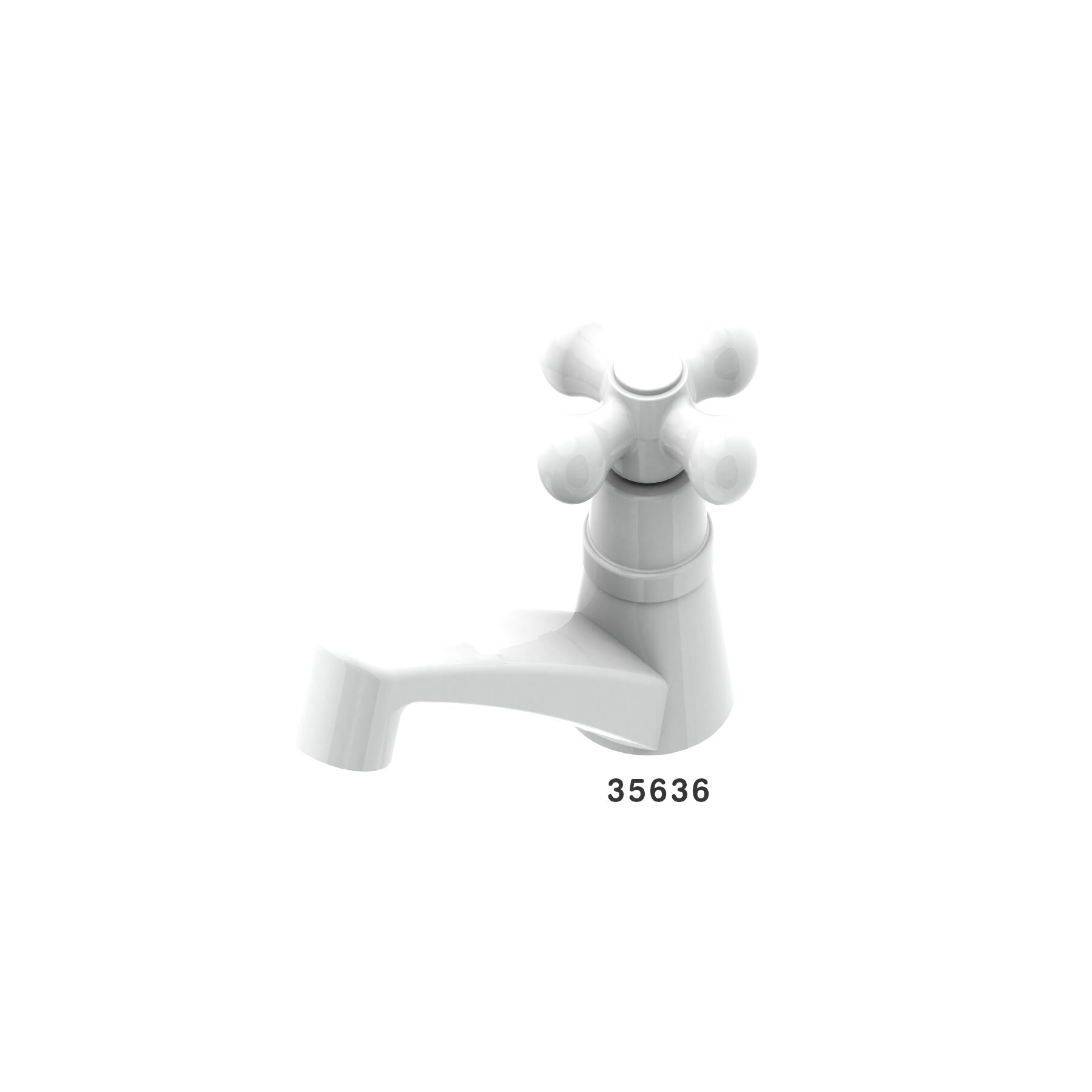 Canilla Lavado Mesa 1194 ABS 1/4-1/2 Blanco