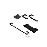 Kit Accesorios 5 Piezas Cuadrado Lujo Negro