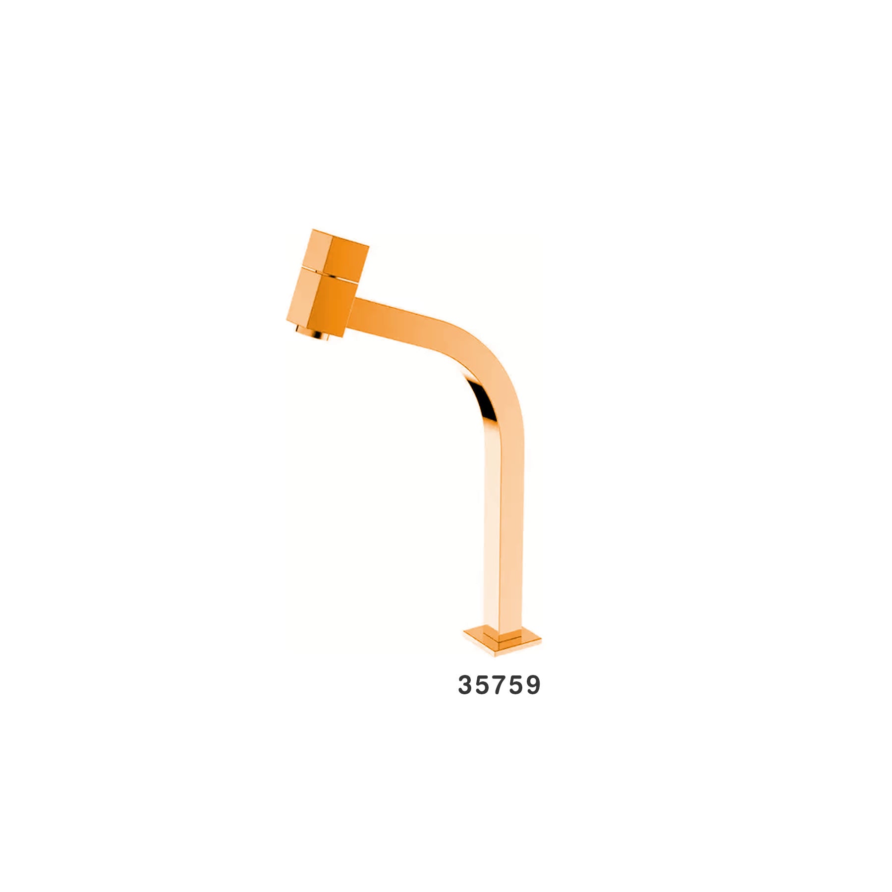 Canilla Cocina/Mesa 3030 Cuad. 1/4-1/2 Bronze