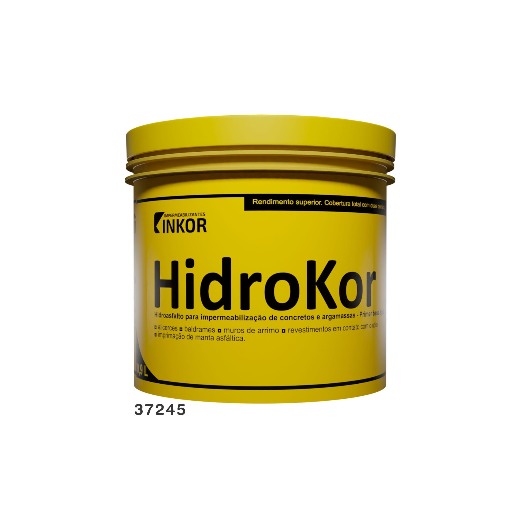 Inkor Impermeabilizante Emulsión Asfaltica Hidrokor 3,6 Litros