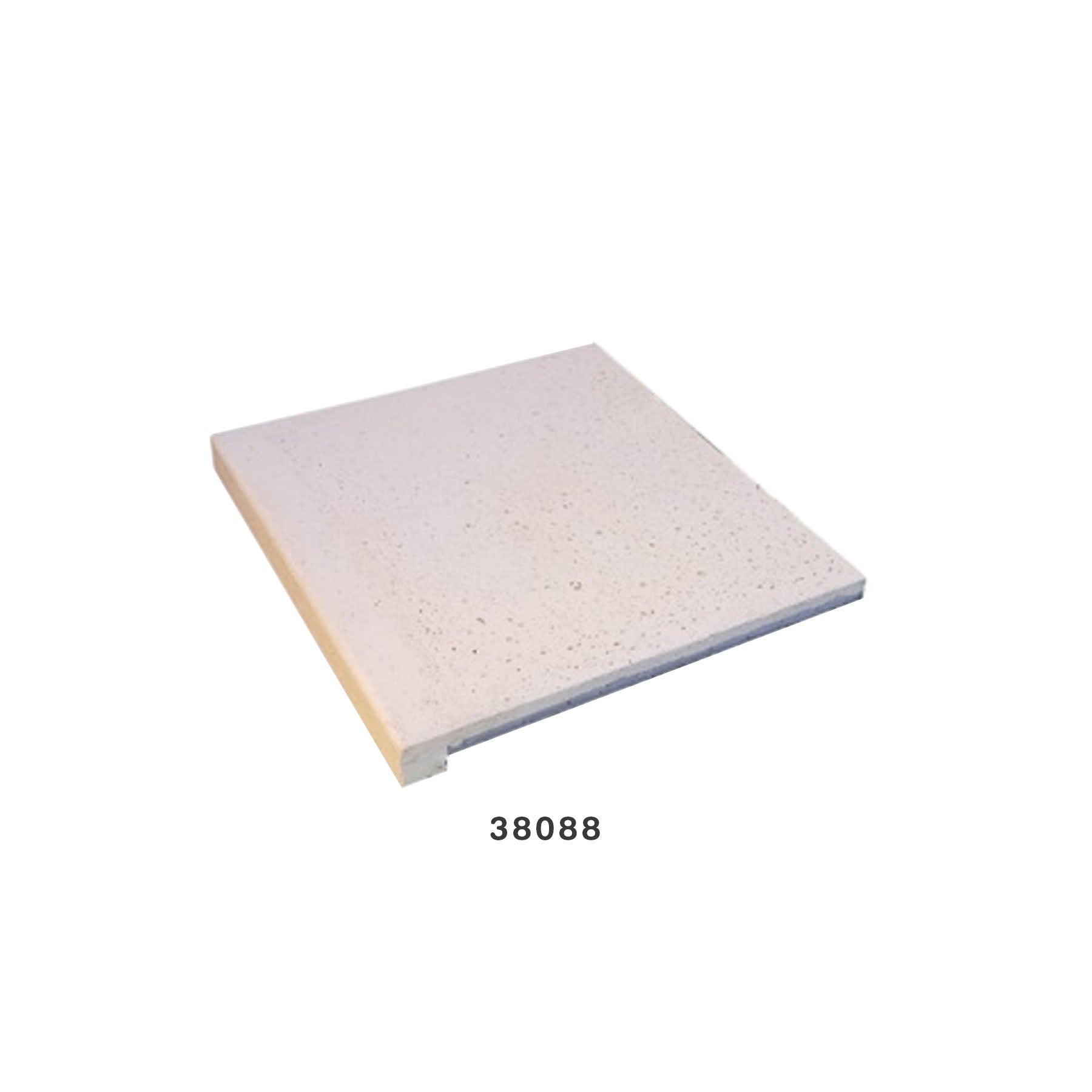 Borde Atermico 40X40 Travertino Crema Recto