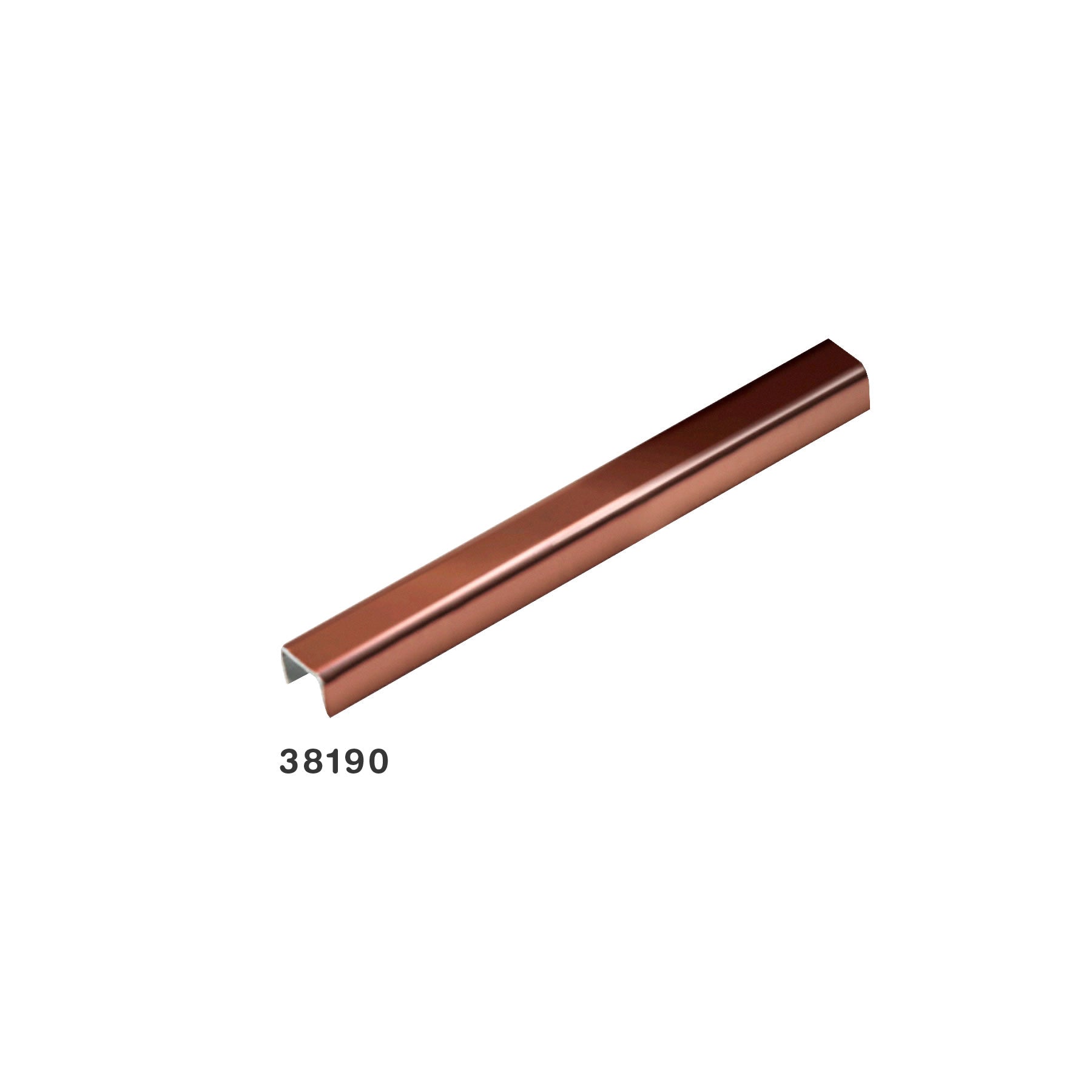 Perfil Slis Red Gold Aco Inoxidable 8X9MMX3M