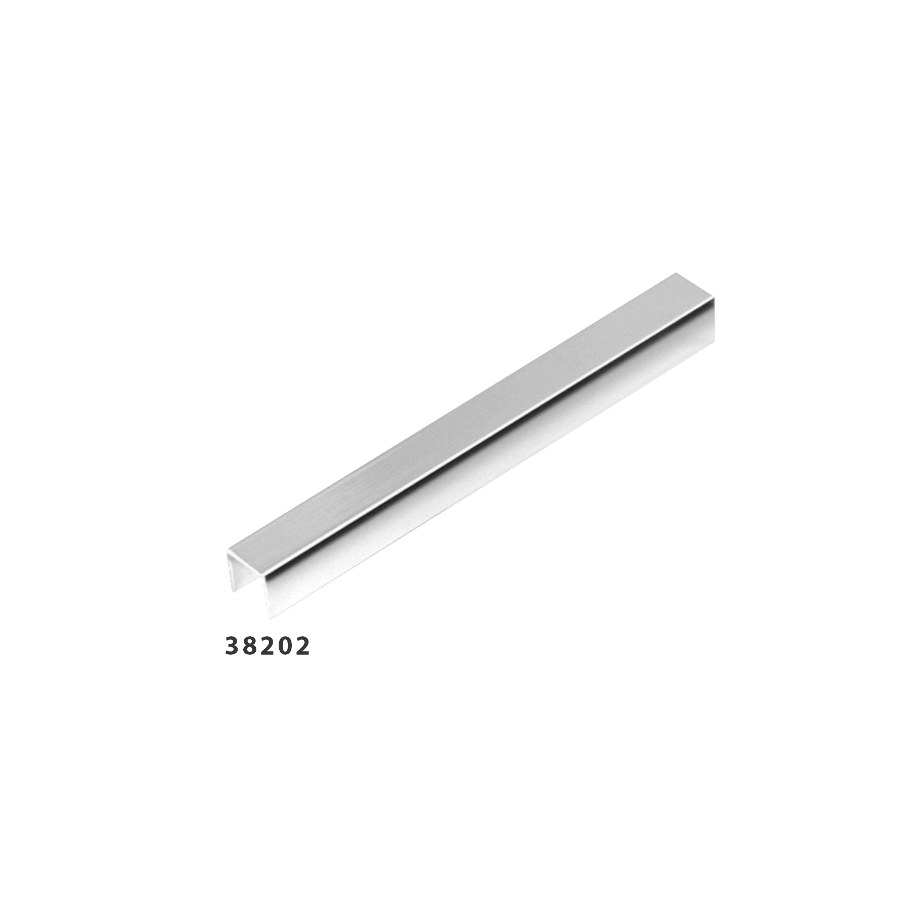 Perfil Listell Luxor Brillante 10X10X10MM 3 Metros