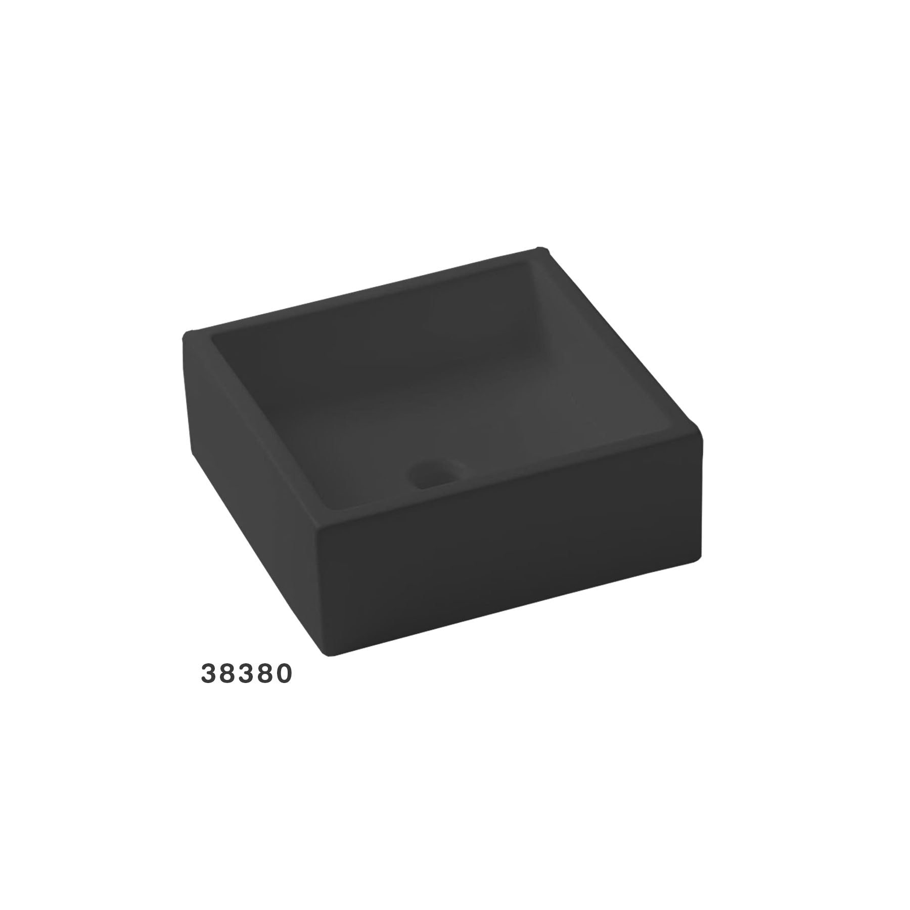 Cuba Apoyo Cuadrado 35X35 Q5 Loft Negro