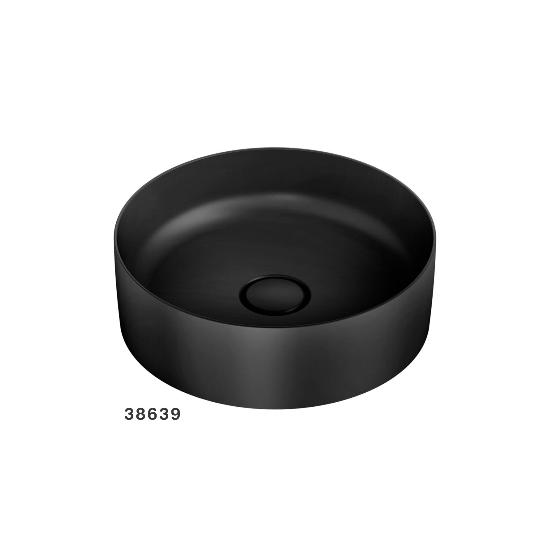Cuba Apoyo Redonda 390 P2 Platinum Negro Matte