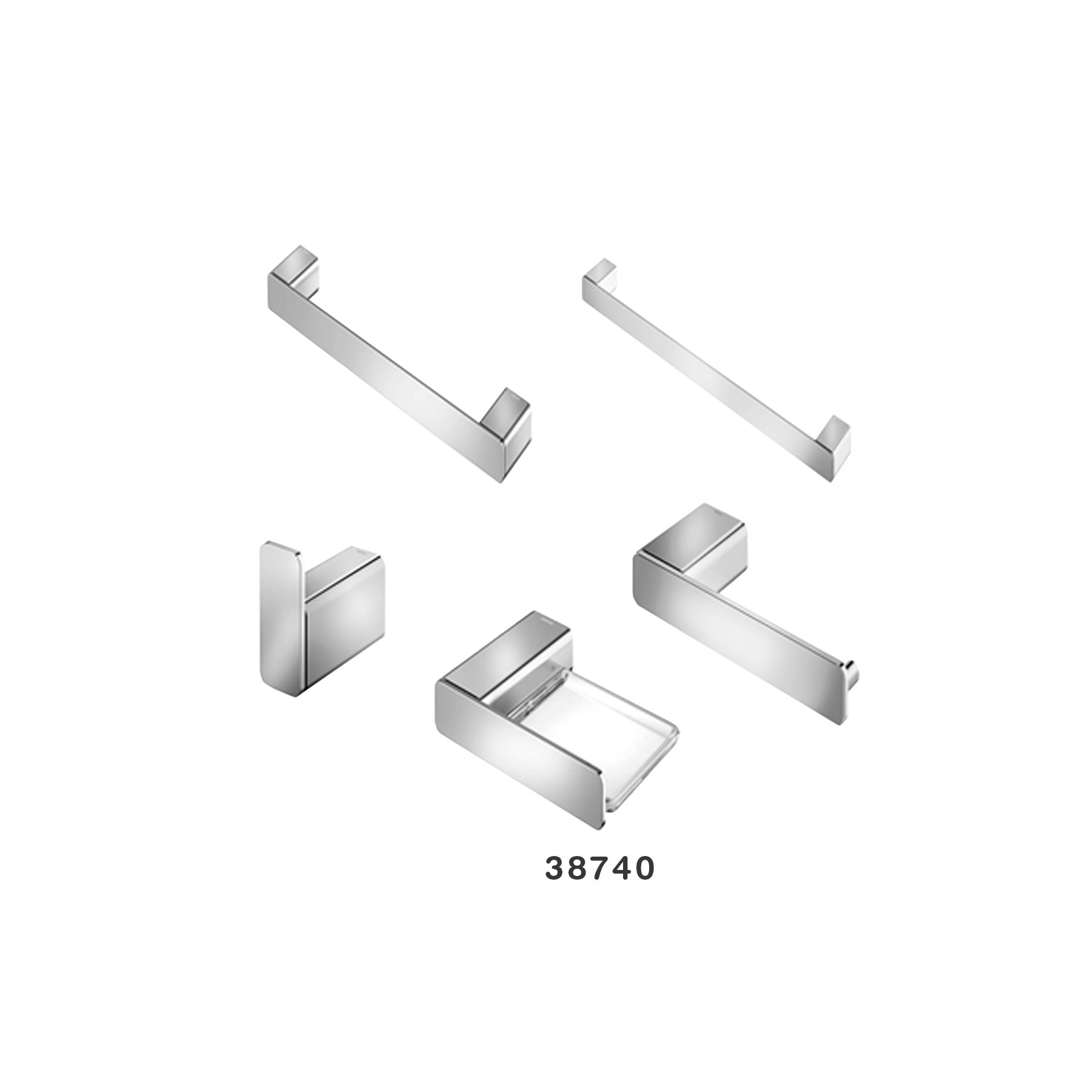 Kit Accesorios DocolFlat(5 Piezas)Cromado
