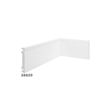 Ruffino Rodape Frisado Blanco 10X2.40