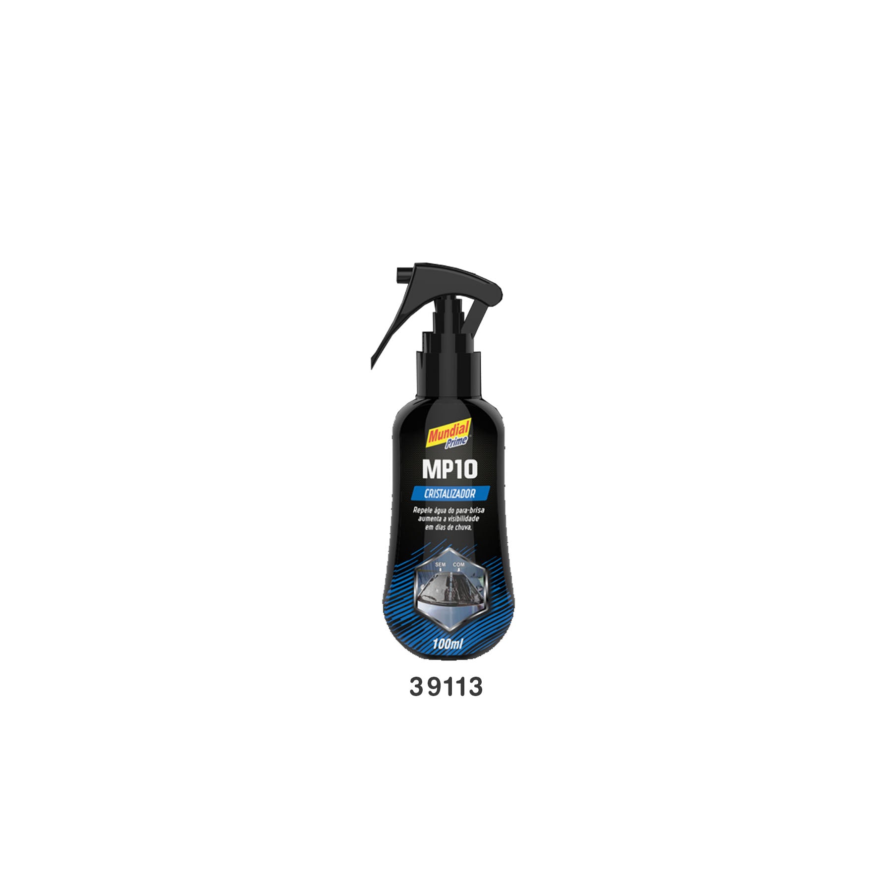 Mundial Cristalizador Vidrios 100MM Con Rociador