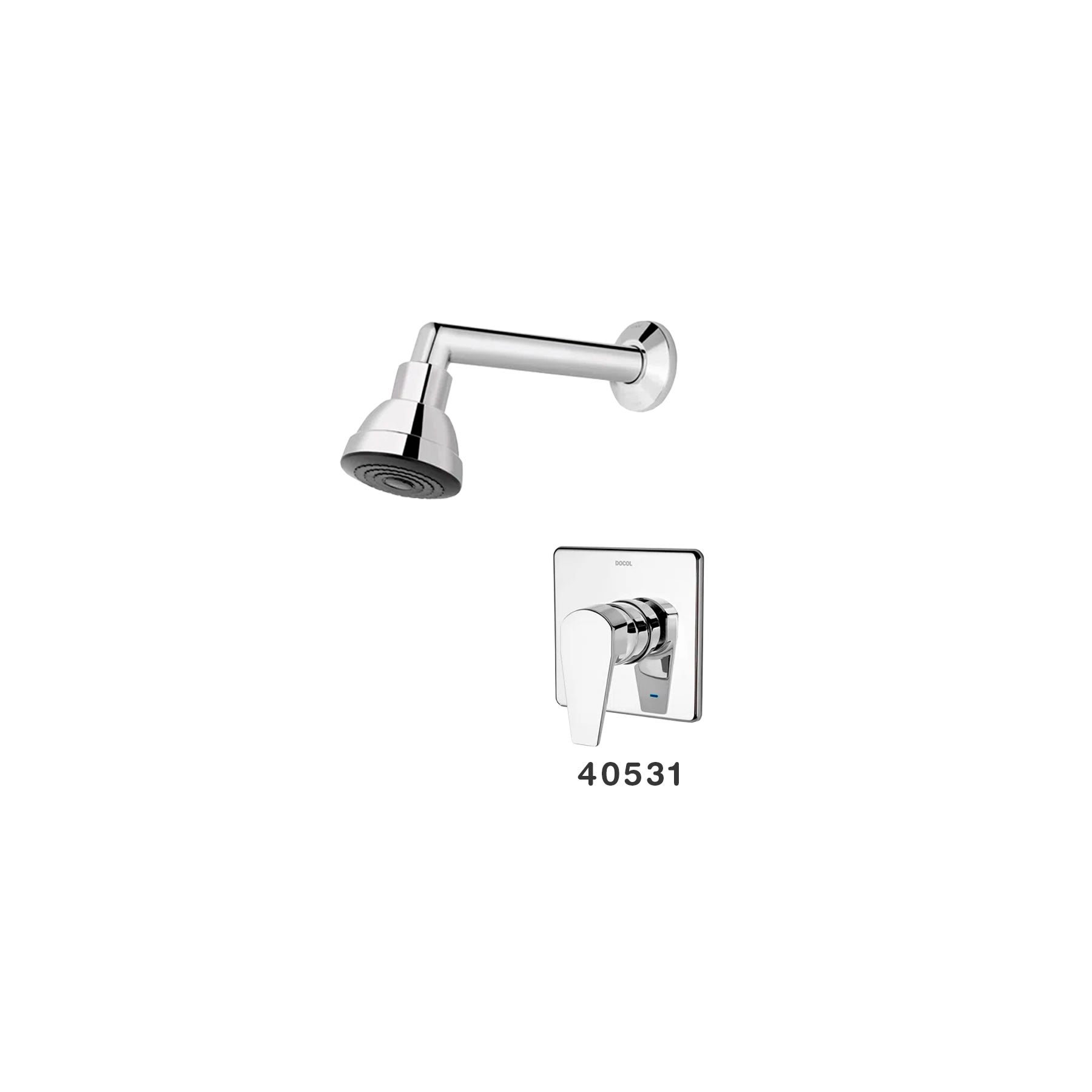 Ducha Baño Bonaducha + Base + Acabado Lift Cromado