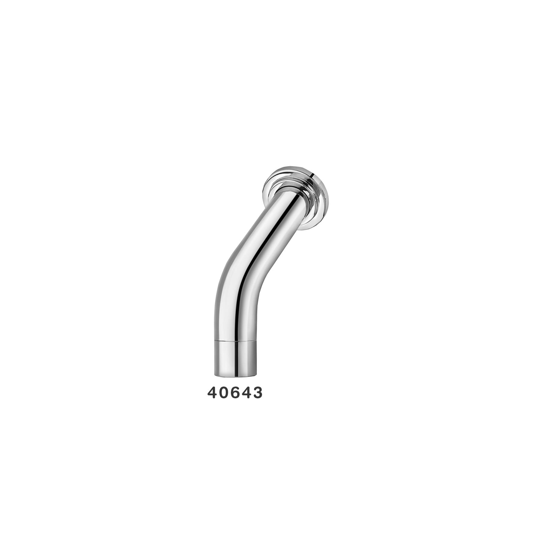 Accesorio Pico Para Baño De Pared 3/4 Cromado