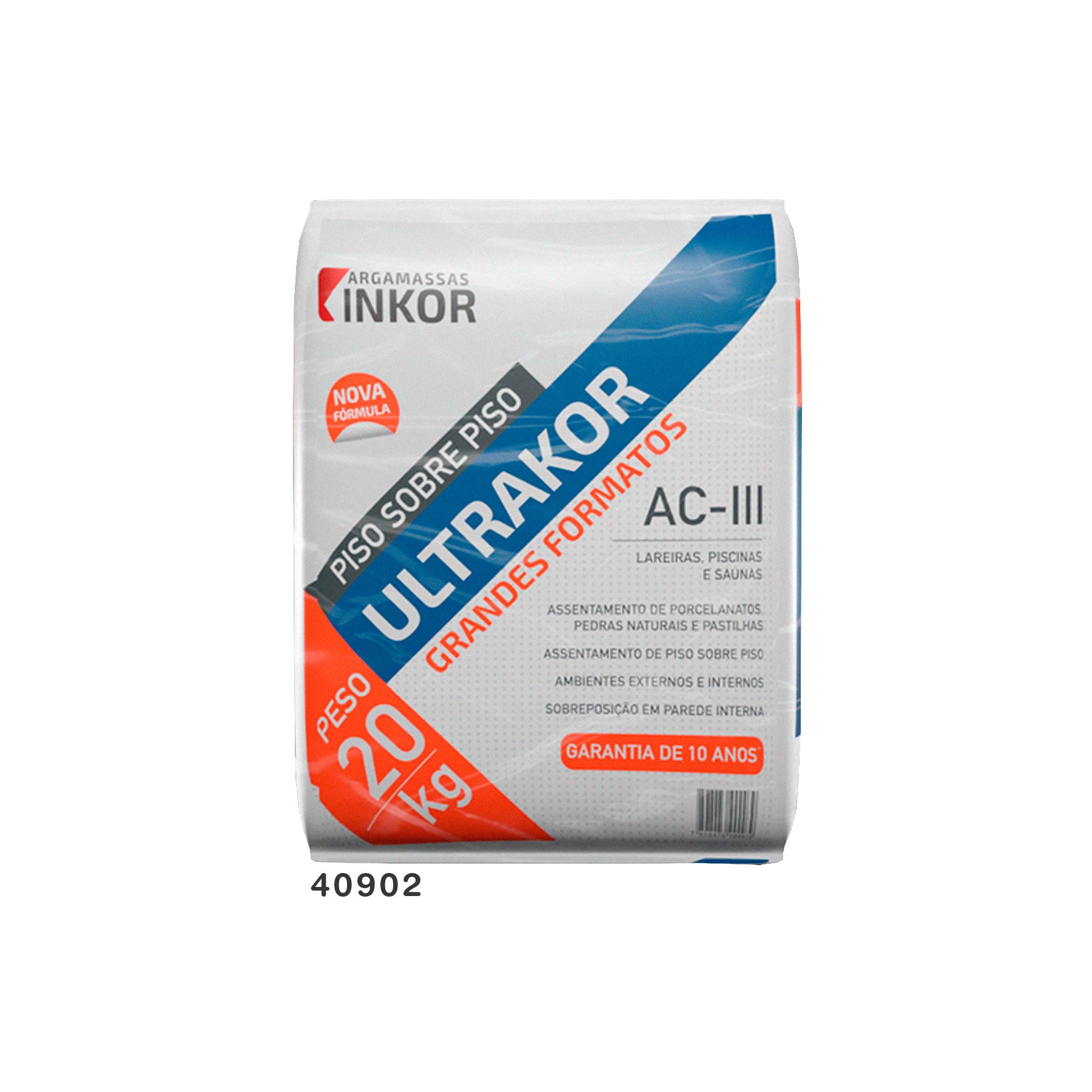 Argamassa A. Inkor Ultrakor 20 Kg Grandes Format