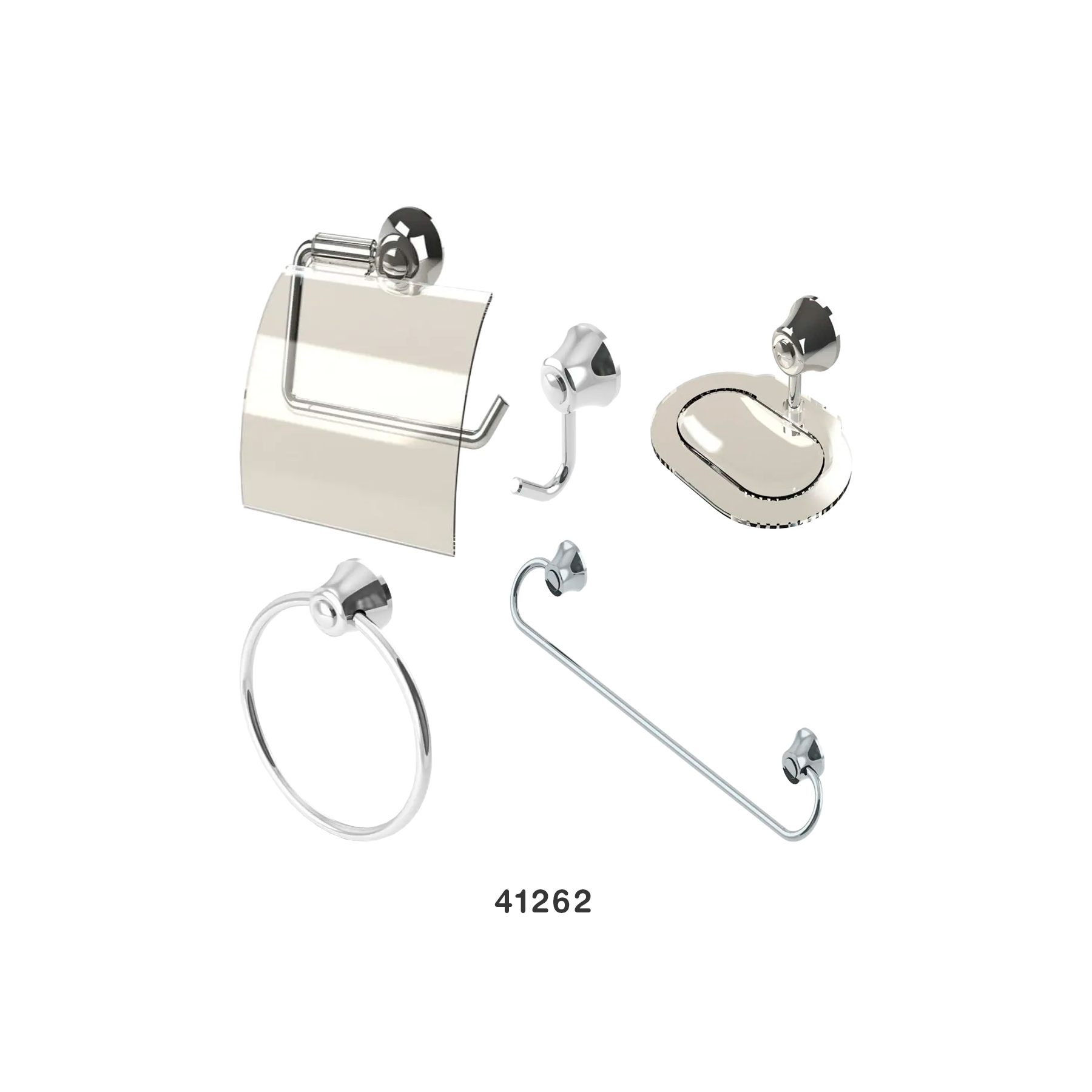 Kit Accesorios 5 Piezas Acrilico Transparente
