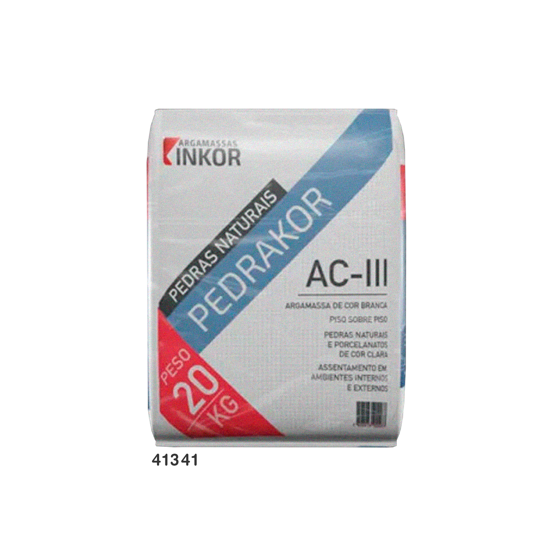 Argamassa A. Inkor AC 3 Pedrakor Blanco 20Kg