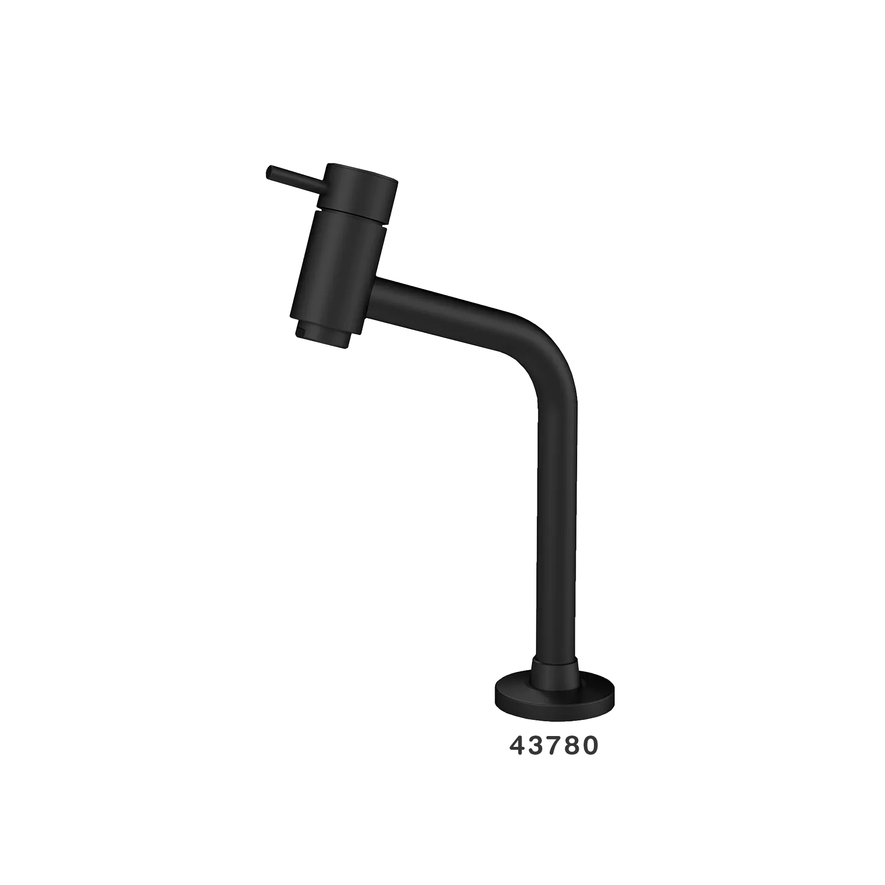Canilla Para Lavado de Mesa 1030 Cocina 1/4-1/2 Black Prime