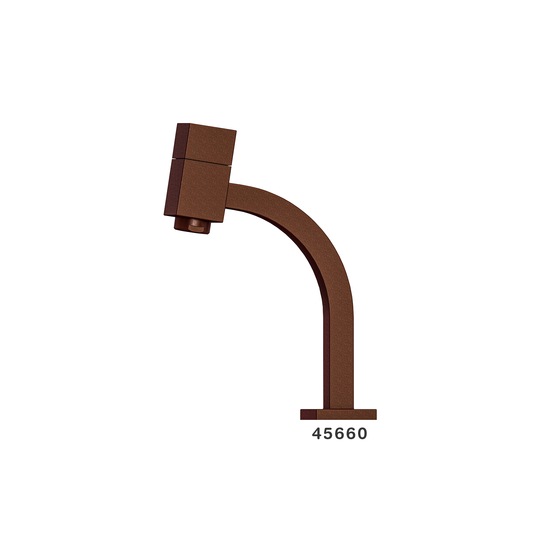 Canilla Para Cocina de Mesa 4030 Cuadrado 1/4-1/2 Corten