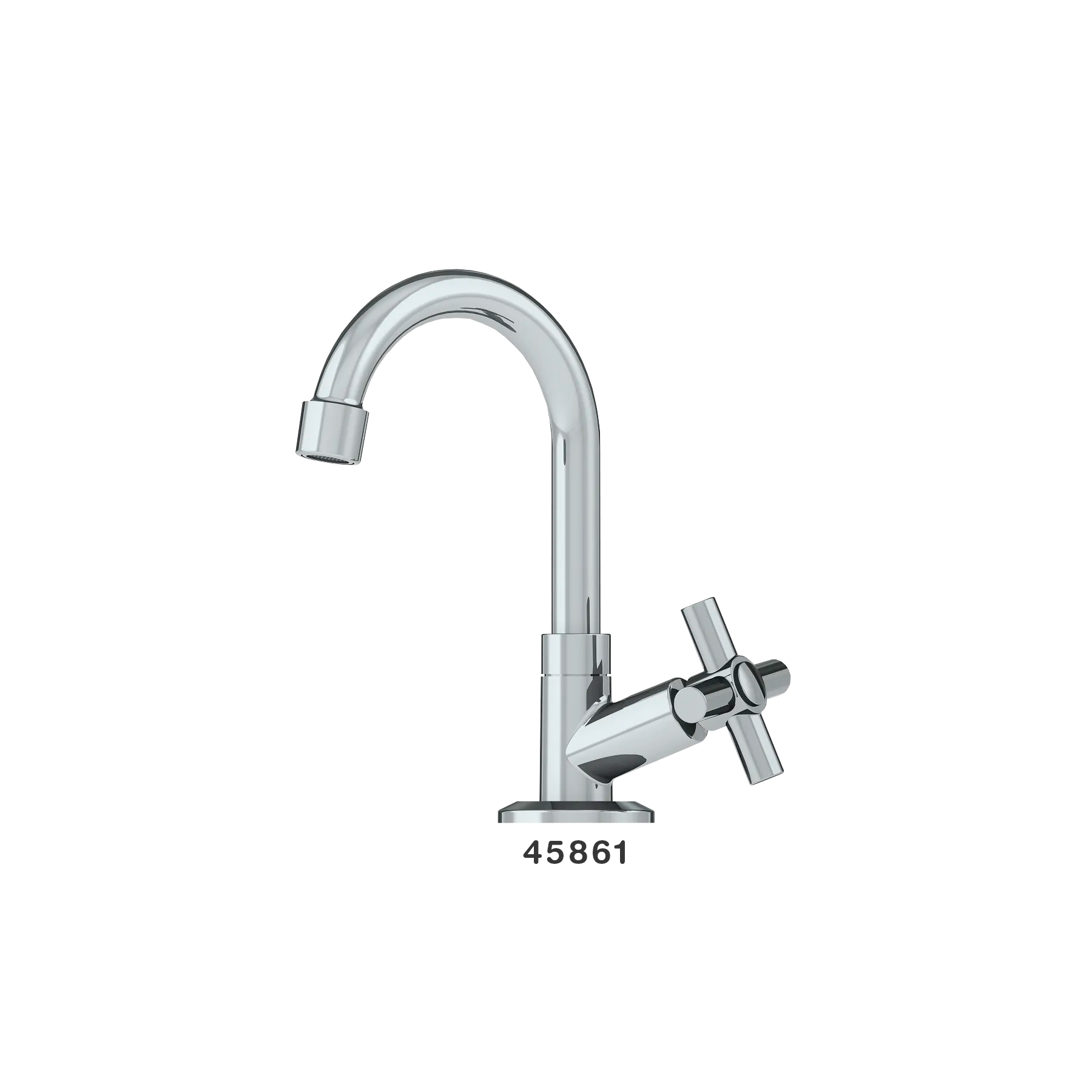 Canilla Para Lavado de Mesa 1198 Pico Móvil 1/2 Cromado C31