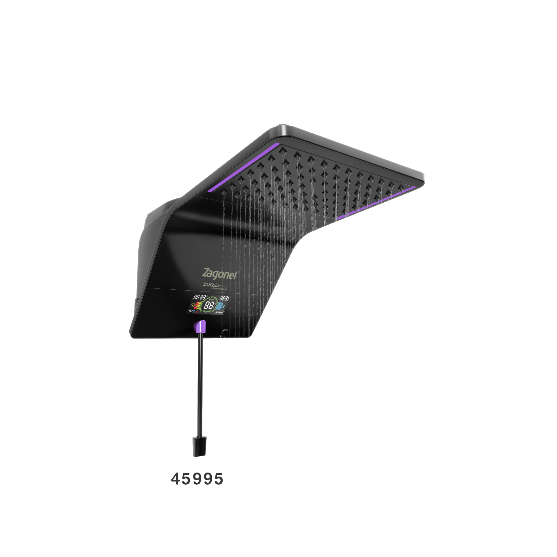 Ducha Electrónica Ducali Premium 7500W 220V Negro