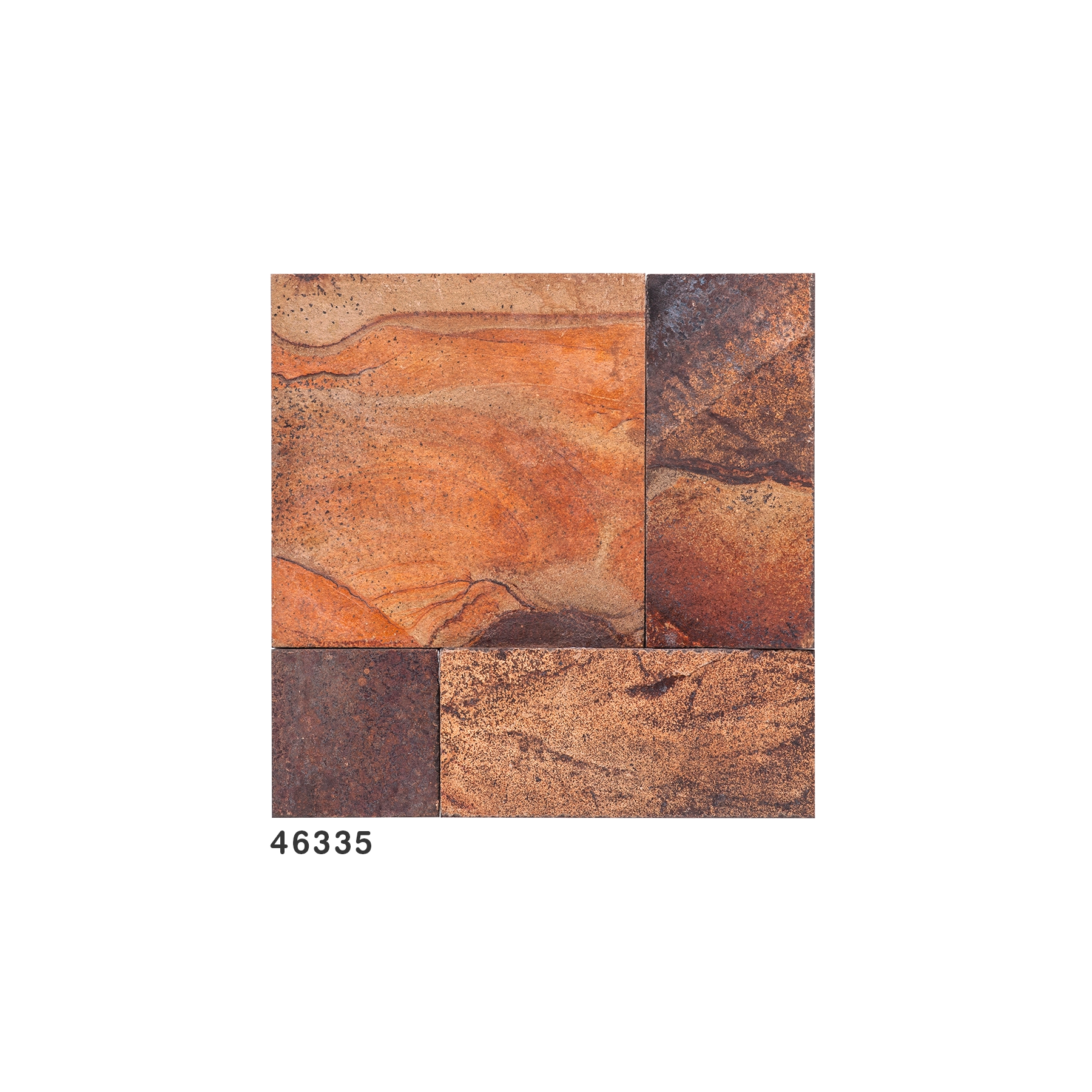 Revestimiento Next Colado Basalto Ferrugem 30,5X30,5X1 A 3CM