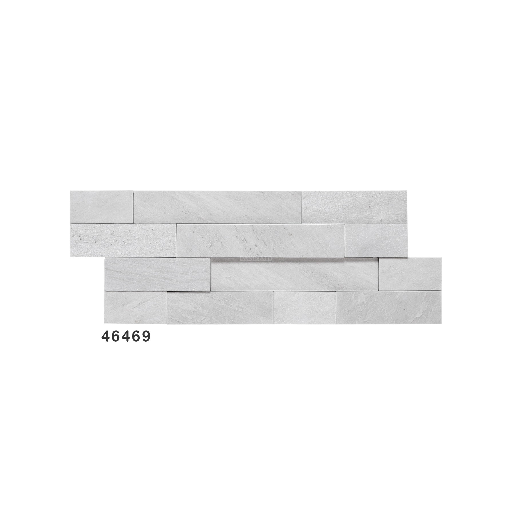 Revestimiento Fit Colado Quartzito Branco 20X55X1/3 CM