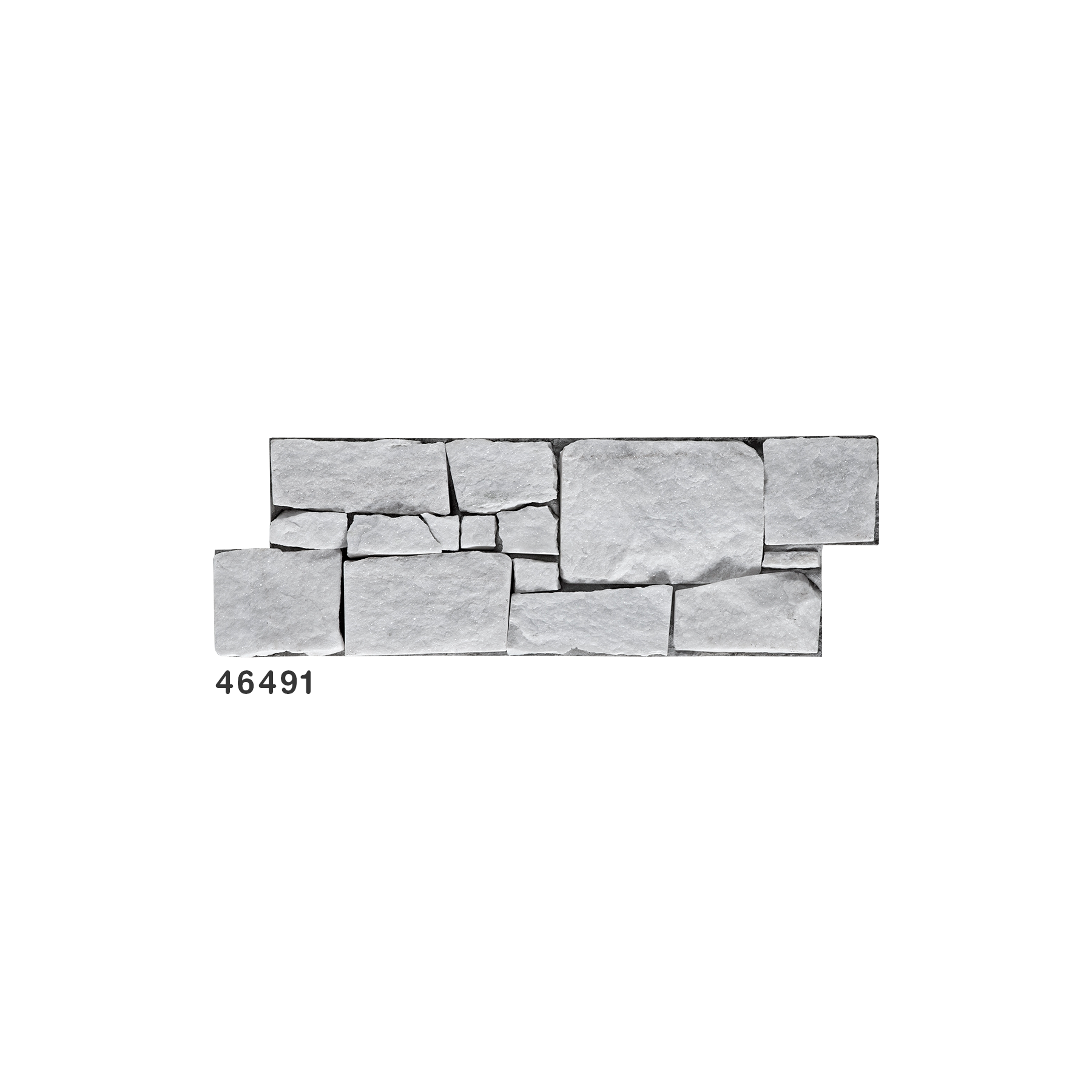 Revestimiento Piedra Quartzito Rustico Branco 60X20X3 A 5 CM