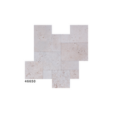 Revestimiento Travertino Apicoado French Pattern