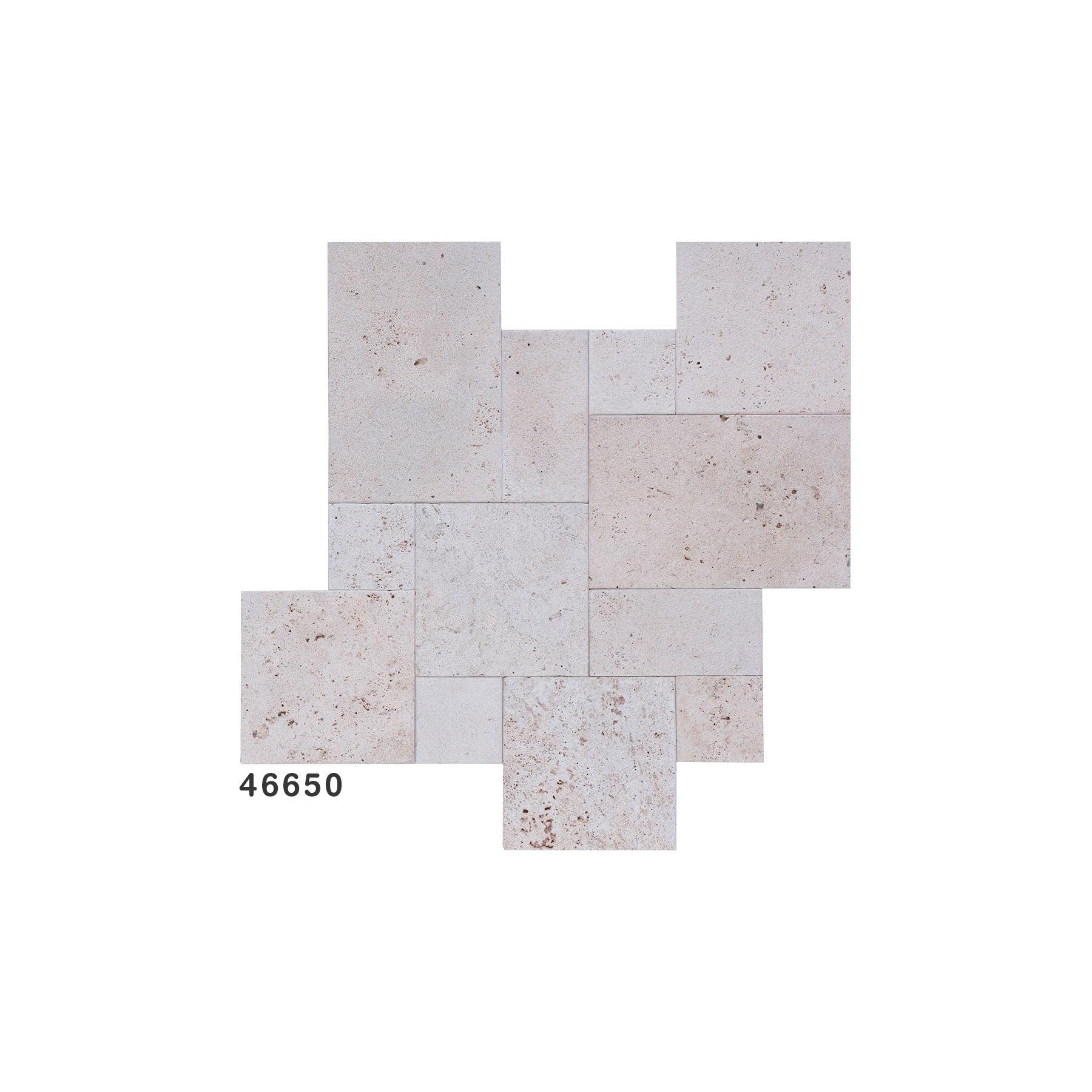Revestimiento Travertino Apicoado French Pattern