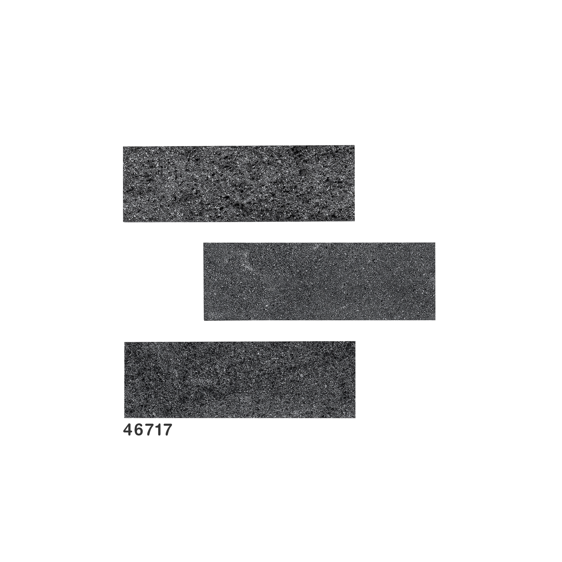 Revestimiento Black Lava Brick 23X7,5X1 a 1,5 CM - Liso Solto