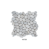 Revestimiento Piscina White Bali Seixo Telado - Grande-PZ