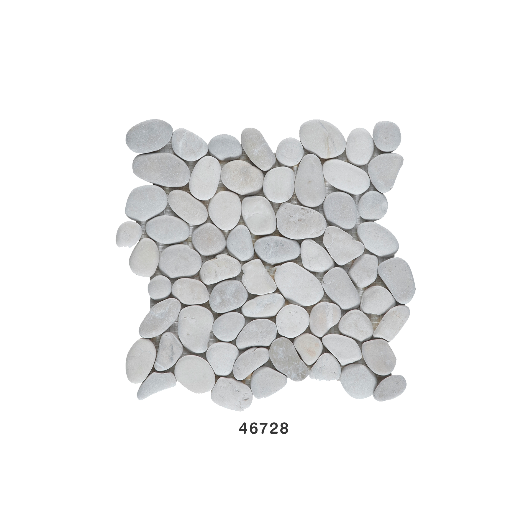 Revestimiento Piscina White Bali Seixo Telado - Grande-PZ