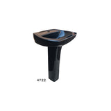Lavamano Con Pedestal Thema Negro