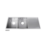 Bacha Michels de Embutir Inoxidable 120X50X21cm Crystal Silver Rectangular