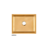 Bacha Michels de Embutir Inoxidable 52x42x20cm Verenna Gold Cuadrada