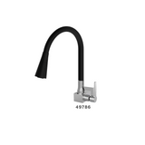 Canilla Para Cocina de Pared 1167 Quadra Flex Duo Negro C80