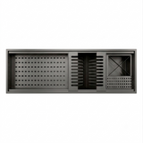 ACCESORIO INOX CALHA HUMEDA 80X25 BLACK