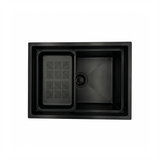 CUBA INOX EMB 60X45X22 RECT IRIS BLACK
