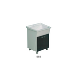 Kit MDF Lavanderia Duratec Con Pie Blanco/WD  1V