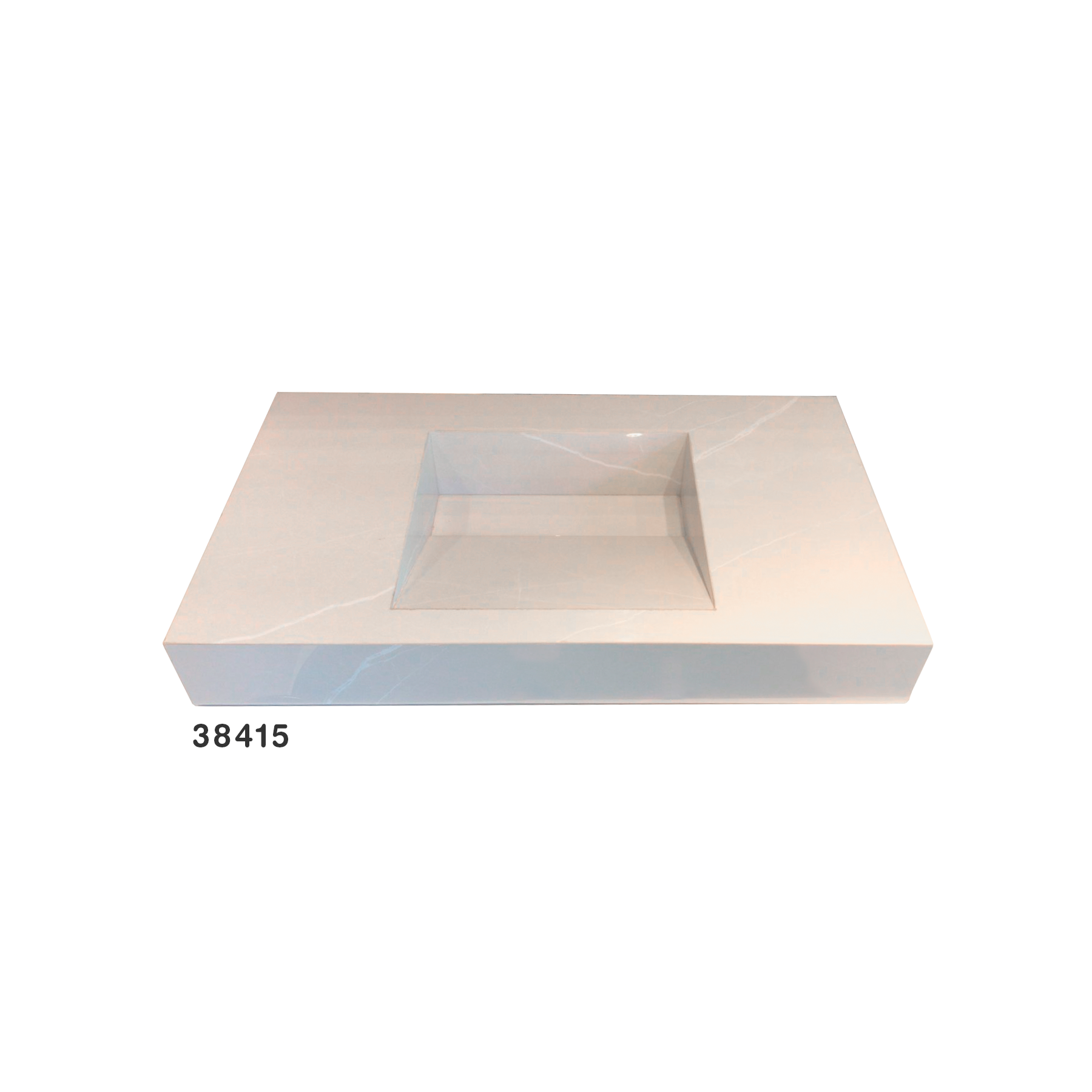 Cuba Escul Rectangular Stone Real 90X53