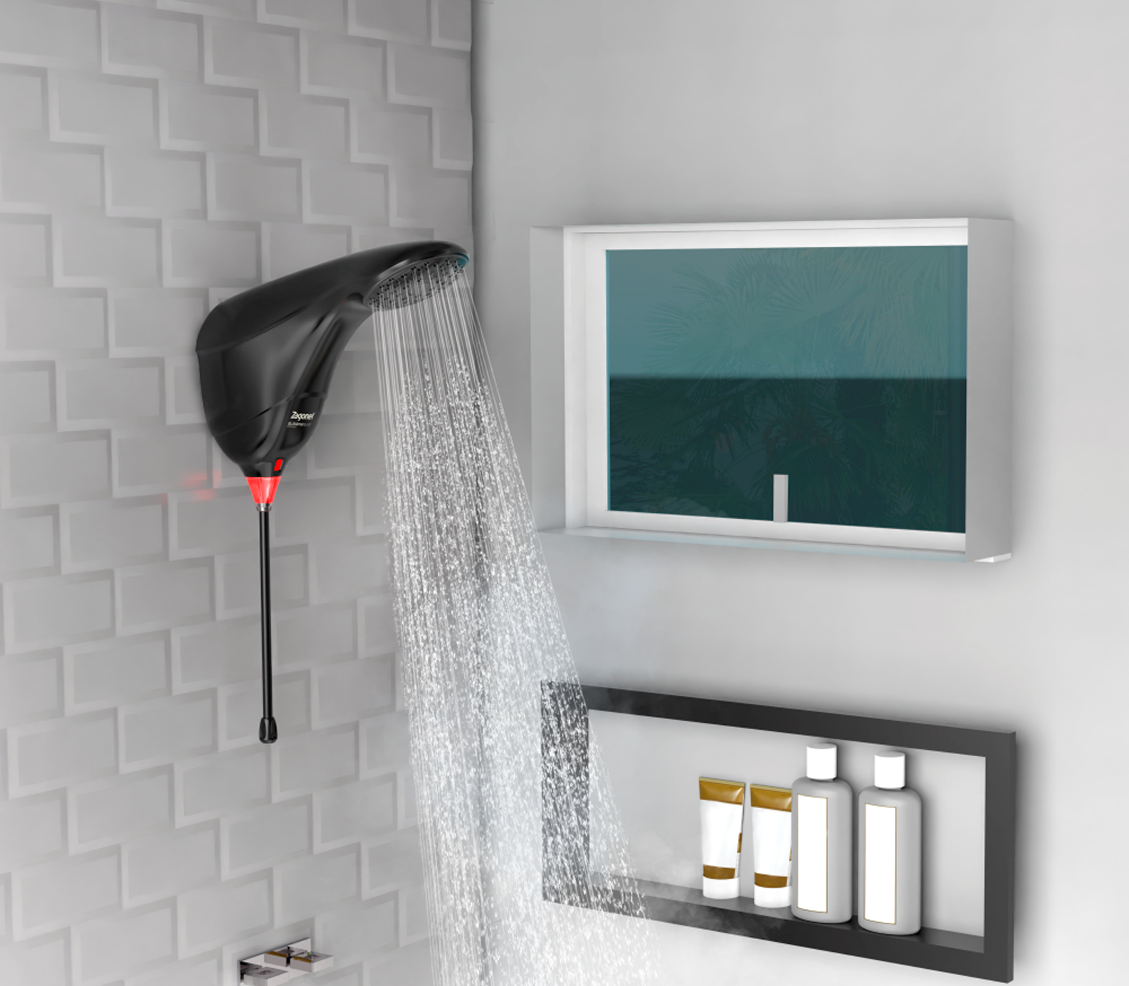 Ducha Electronica Sublime Black 220V 7500W