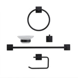 KIT ACCESORIOS 5 PCS MICHELS EMA BLACK MATTE