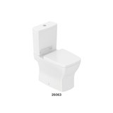Inodoro Boss Blanco Brilloso Kit Ind + Caja + Tapa + Tornillo