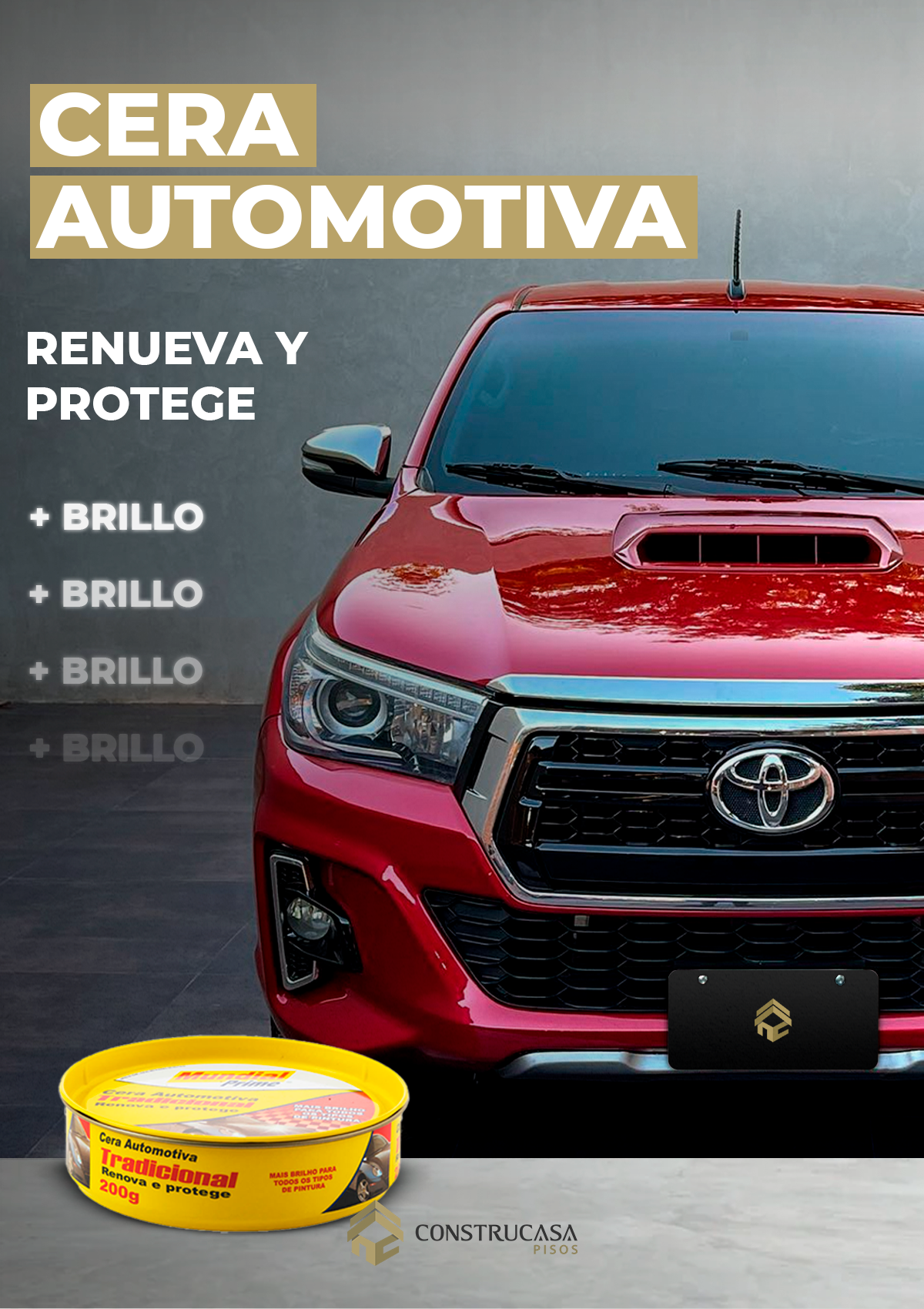 Mundial Cera Automotiva Tradicional Prime 200G
